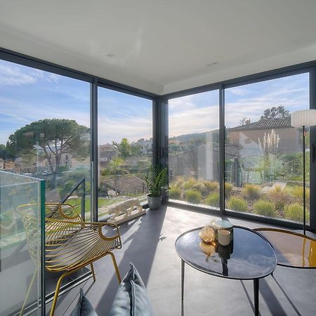 Immogroom - Superbe Villa - Piscine - Vue Mer - Parking - Clim Vallauris Dış mekan fotoğraf