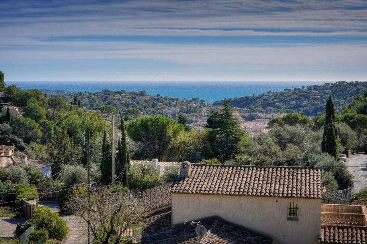 Immogroom - Superbe Villa - Piscine - Vue Mer - Parking - Clim Vallauris Dış mekan fotoğraf