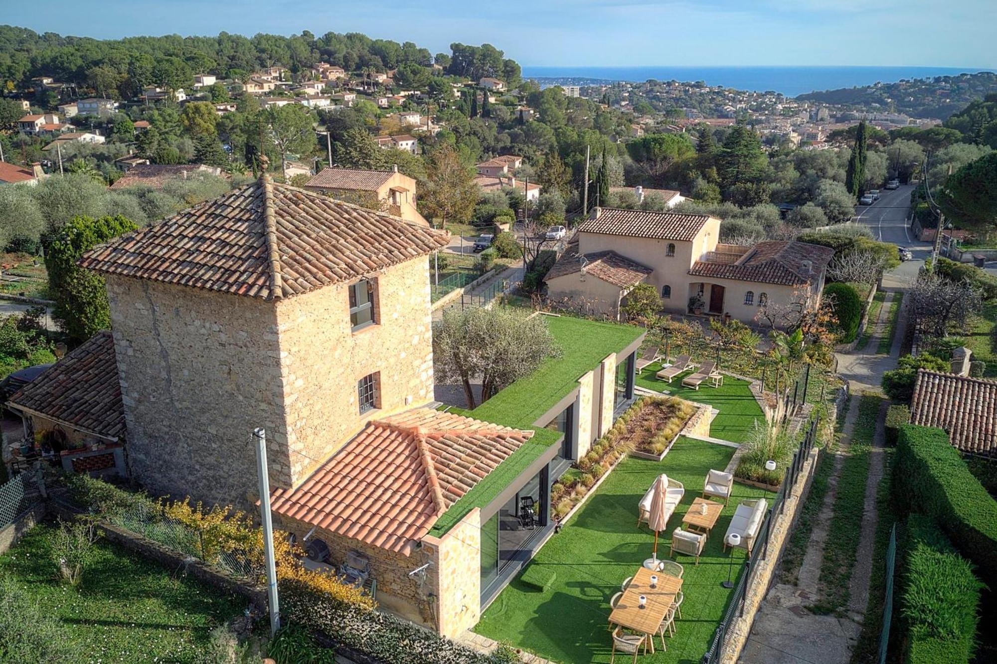 Immogroom - Superbe Villa - Piscine - Vue Mer - Parking - Clim Vallauris Dış mekan fotoğraf