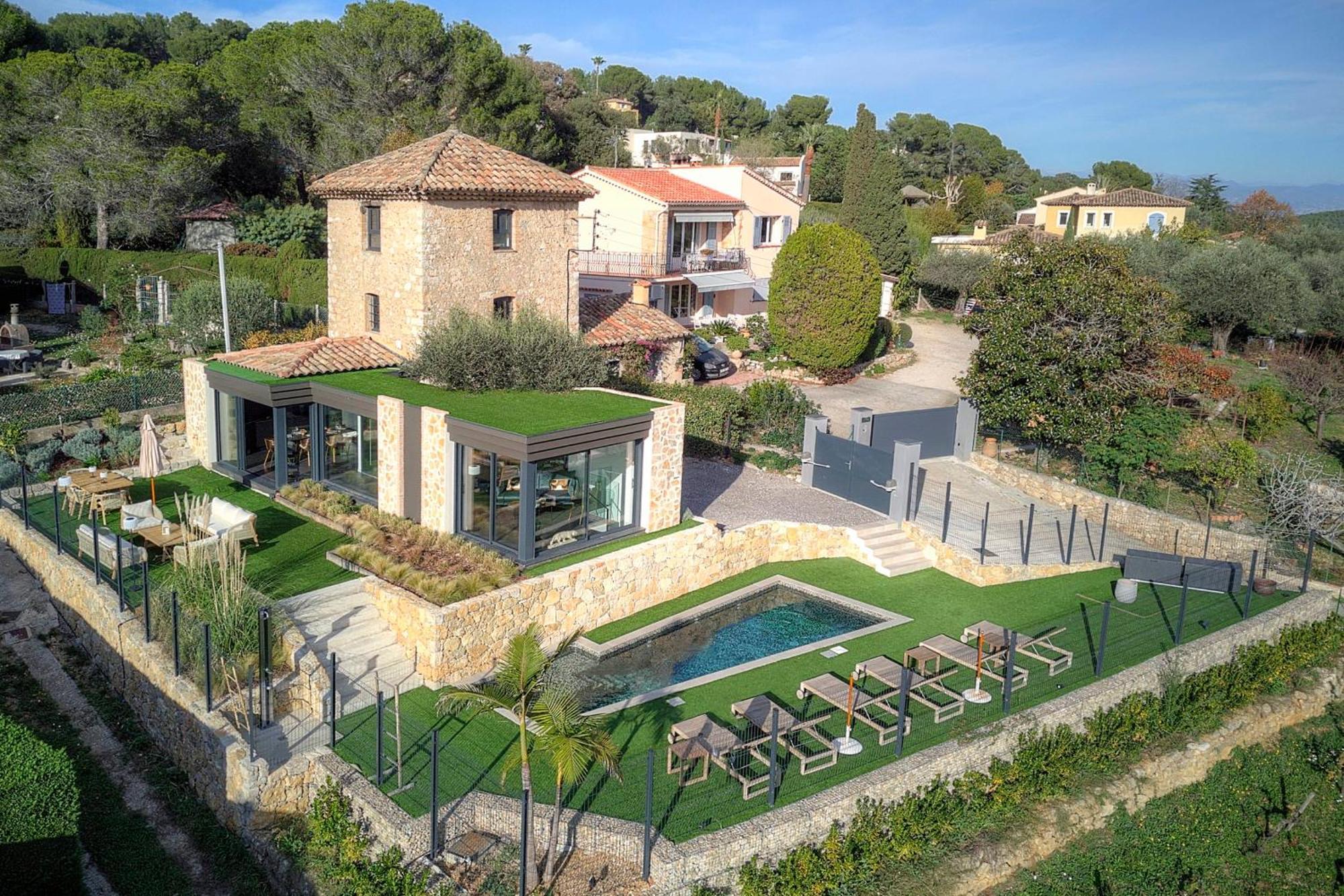 Immogroom - Superbe Villa - Piscine - Vue Mer - Parking - Clim Vallauris Dış mekan fotoğraf